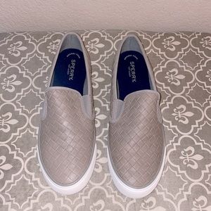 Gray Sperry Shoes NWOT